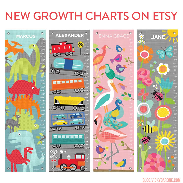 New Growth Charts on Etsy Vicky Barone