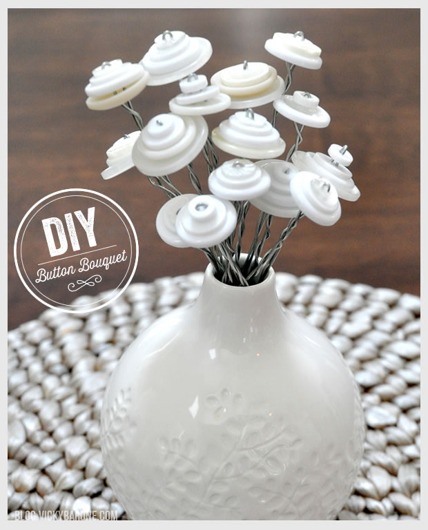 DIY Button Bouquet