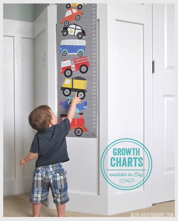 Growth Charts Available on Etsy