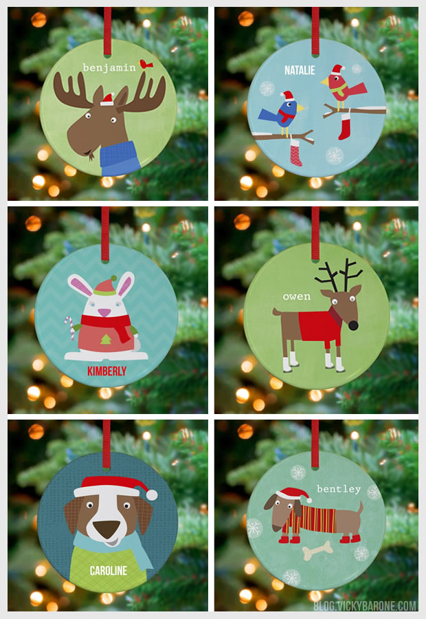 Personalized Holiday Ornaments