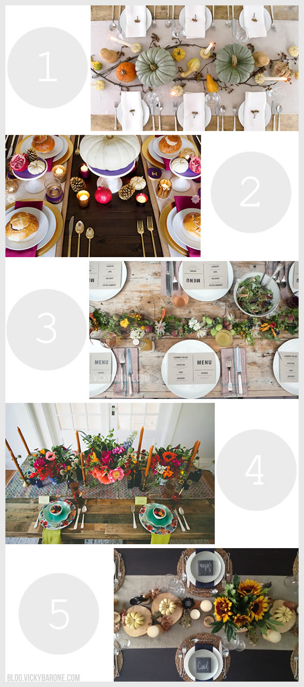 Things I Love: thanksgiving Table Settings