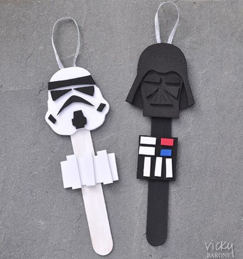 Popsicle stick star wars characters 