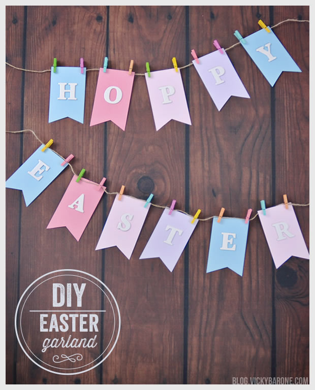 DIY Hoppy Easter Garland