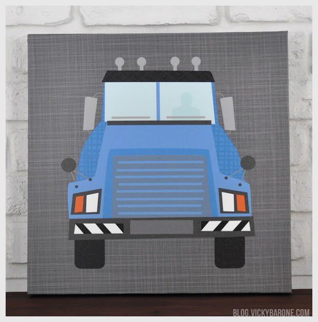 Mac Truck | Canvas Wall Art | Vicky Barone