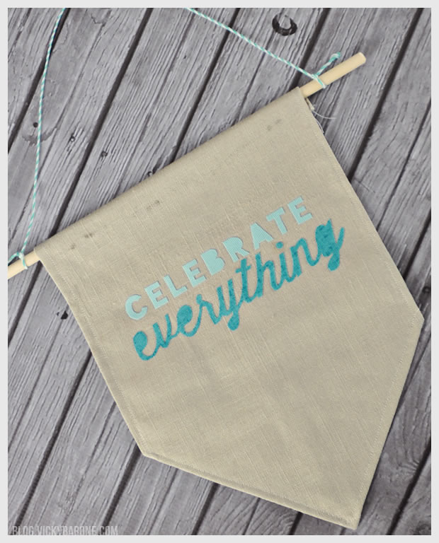 DIY Inspirational Banner | Vicky Barone