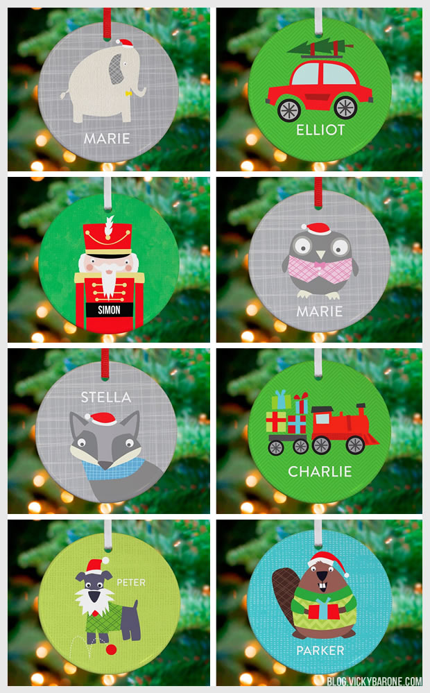 Personalized Holiday Ornaments