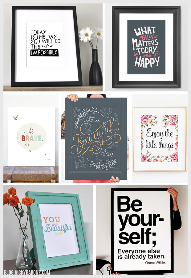 Things I Love: Inspirational Art Prints