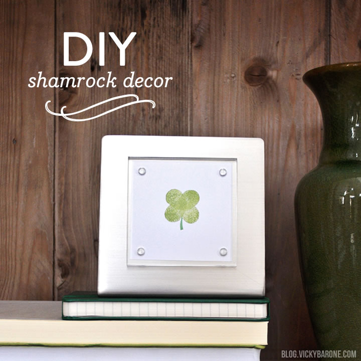 DIY Shamrock Decor