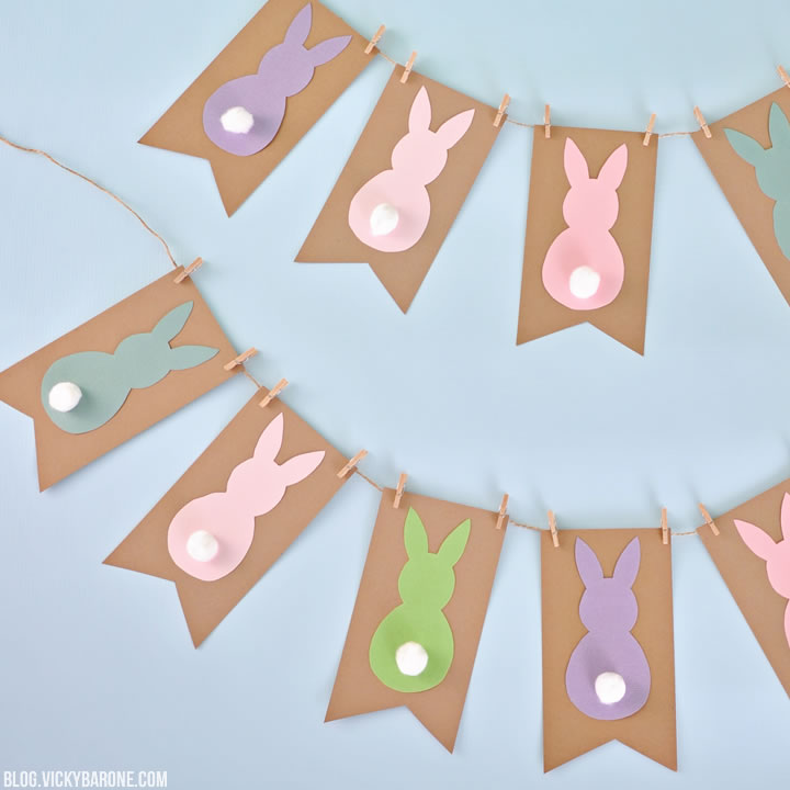 DIY Bunny Garland | Vicky Barone
