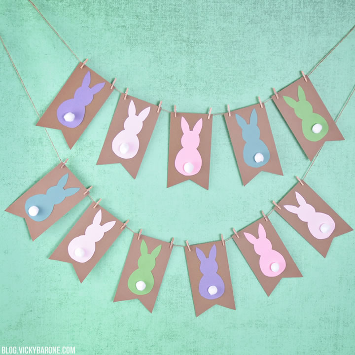 DIY Bunny Garland | Vicky Barone