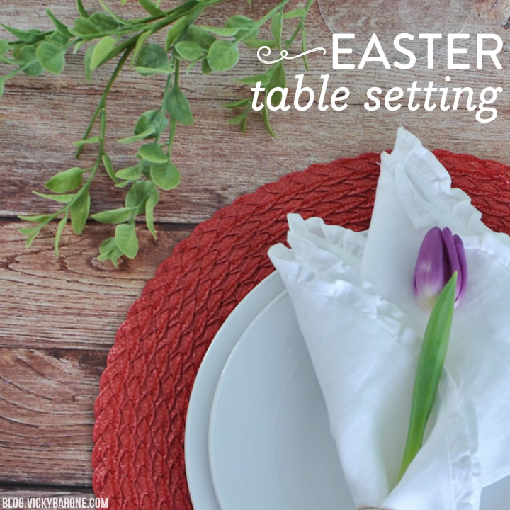 Easter Table Setting 2015