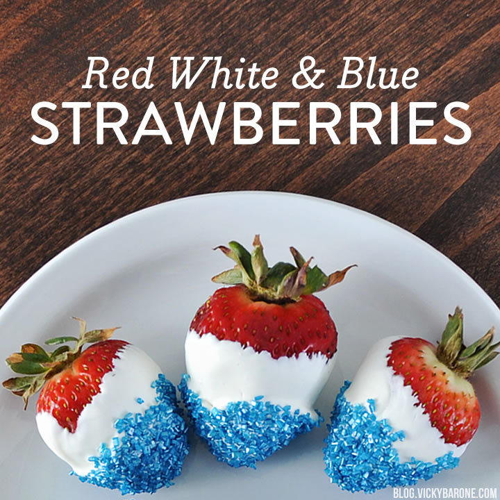 Red White & Blue Strawberries