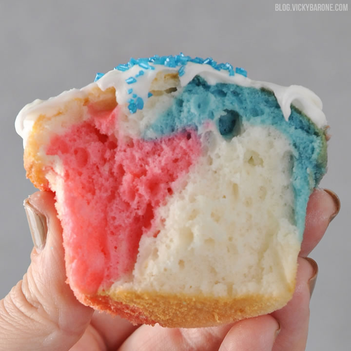 Patriotic Cupcakes | Vicky Barone
