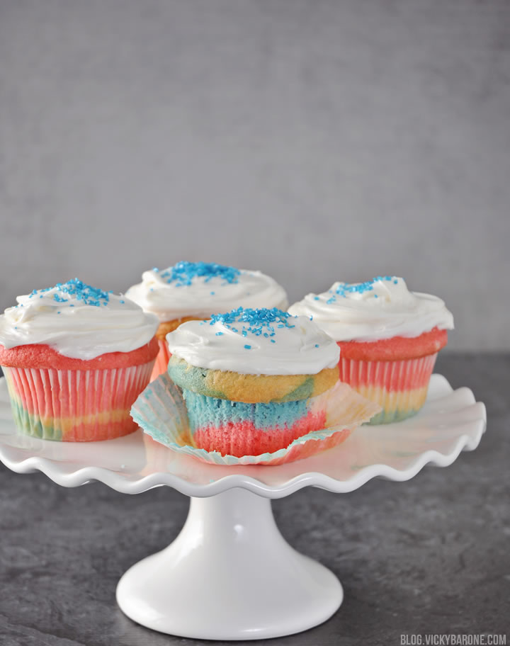Patriotic Cupcakes | Vicky Barone