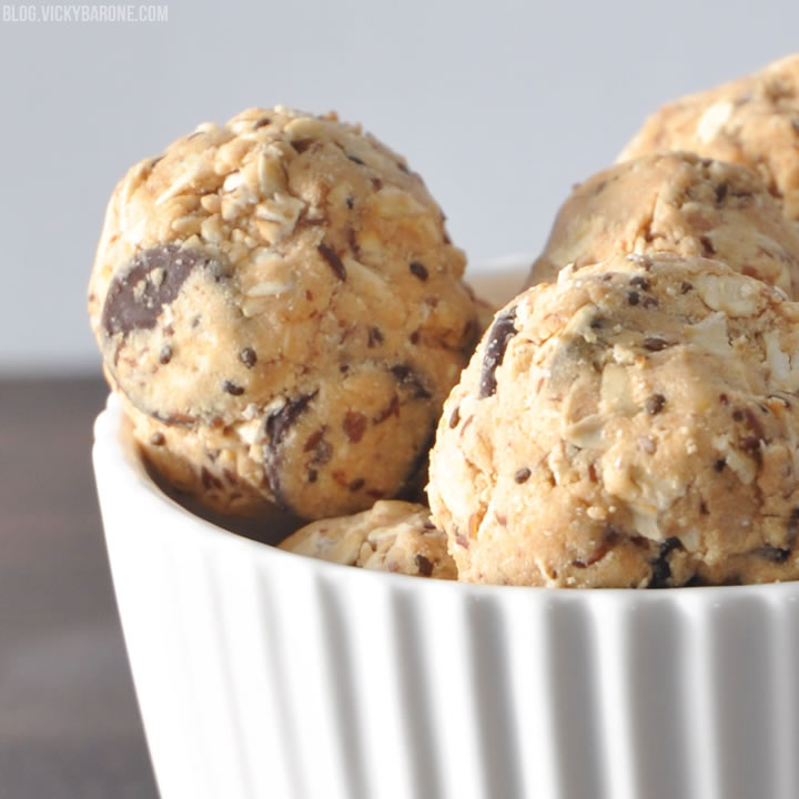 No-Bake Protein Bites | Vicky Barone