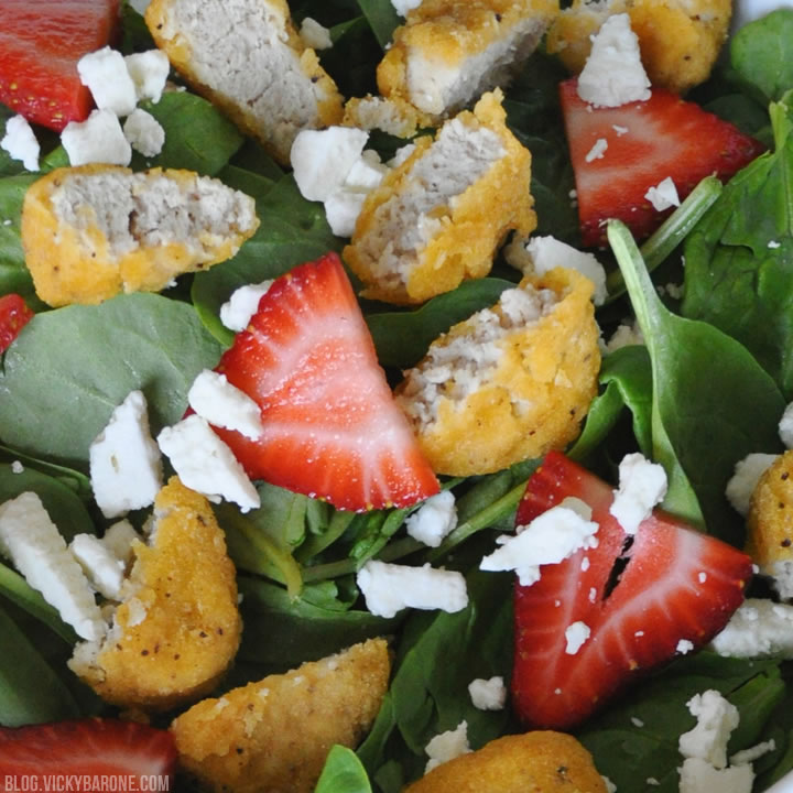 Strawberry Spinach Salad | Vicky Barone