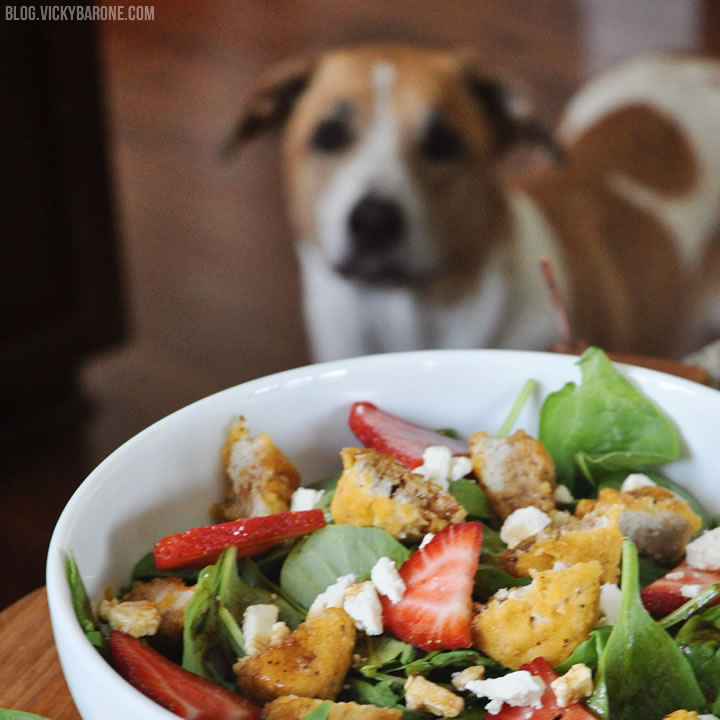 Strawberry Spinach Salad | Vicky Barone