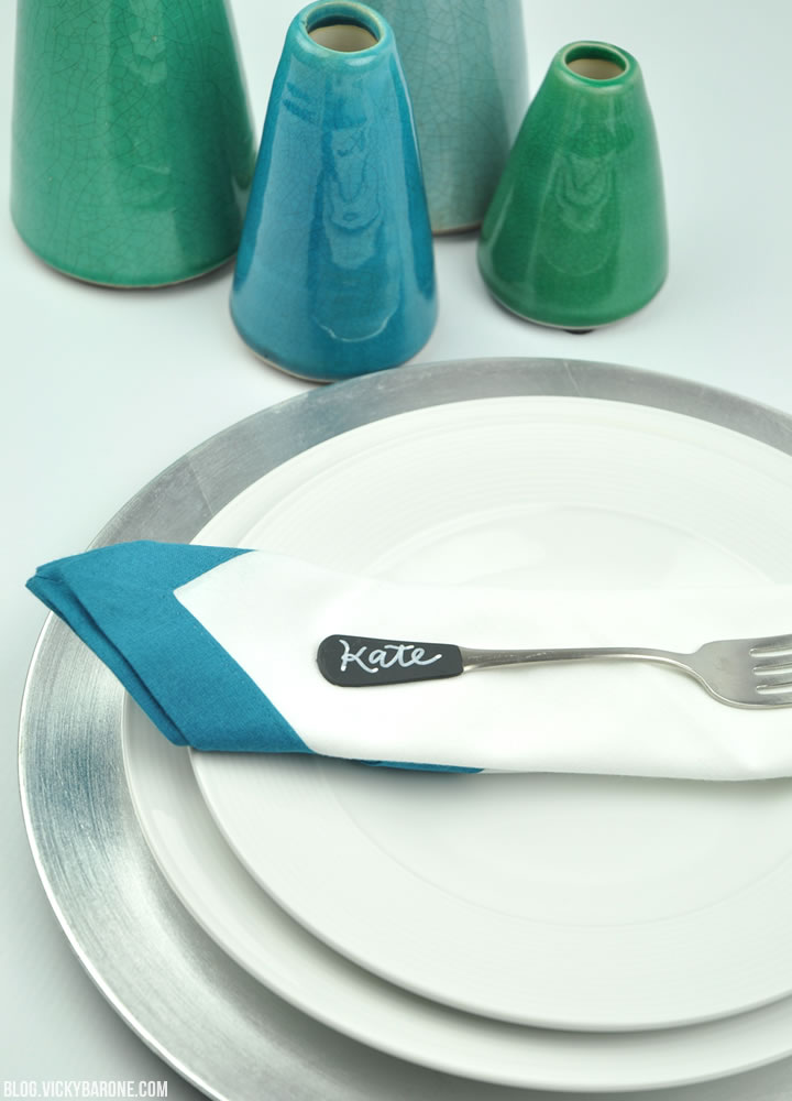 Chalkboard Silverware | Vicky Barone