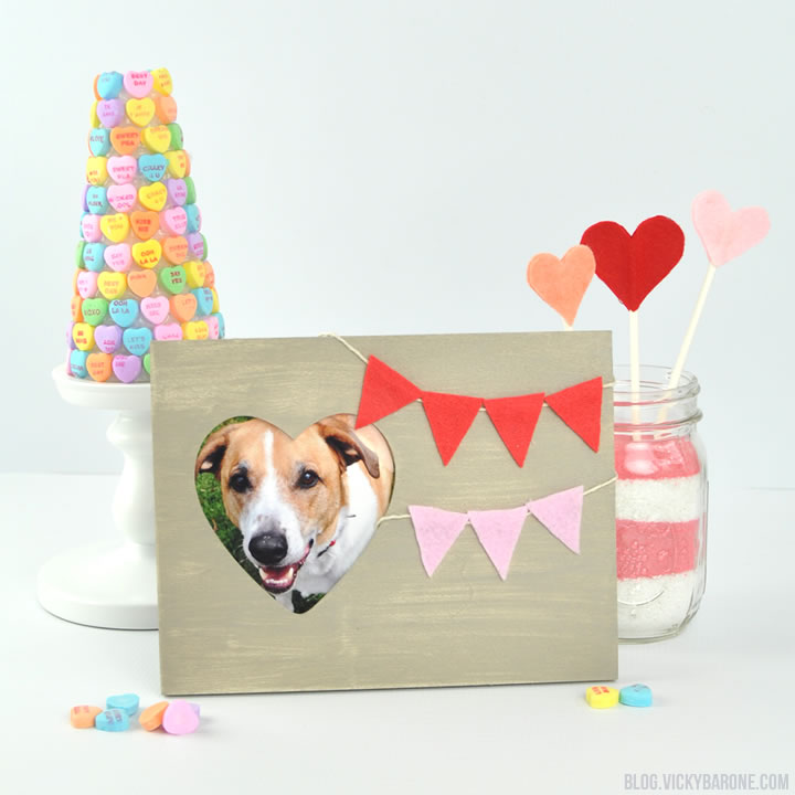 DIY Valentine's Day Frame | Vicky Barone