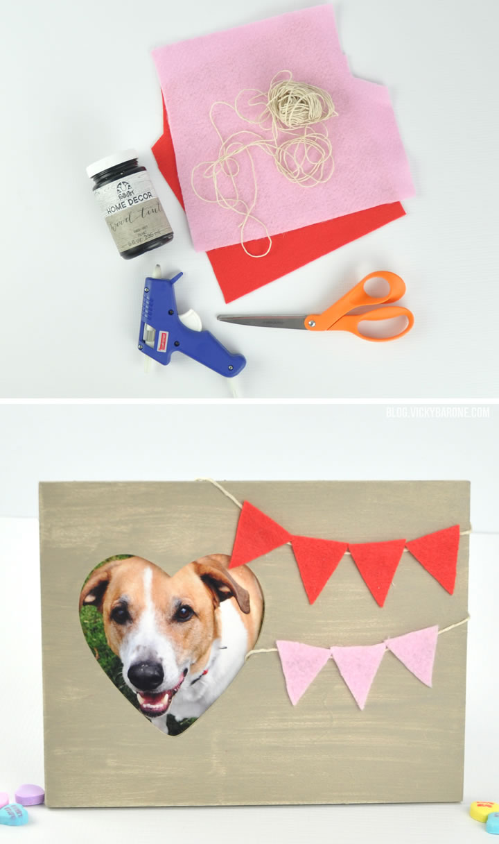 DIY Valentine's Day Frame | Vicky Barone