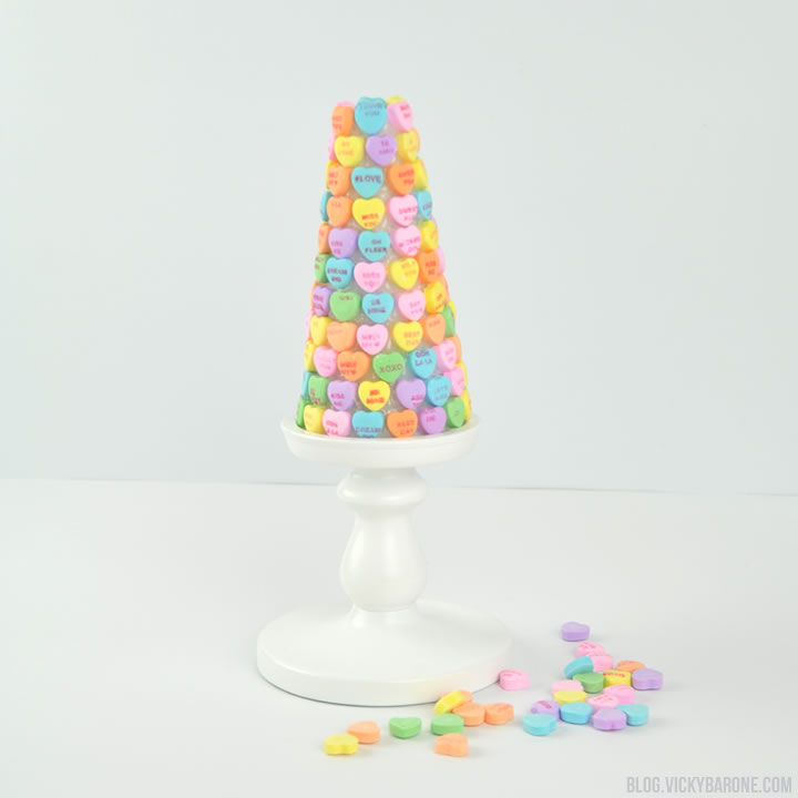 DIY Candy Heart Tree | Vicky Barone