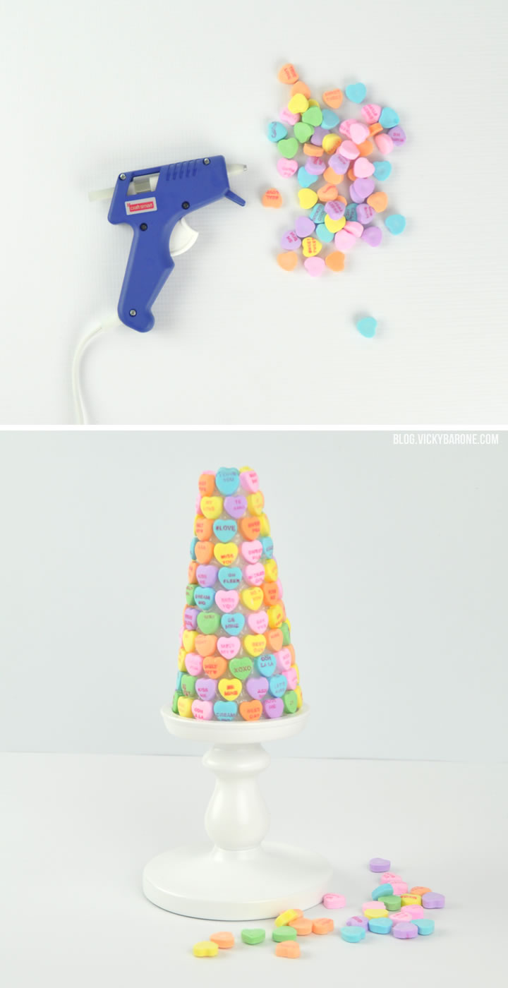 DIY Candy Heart Tree | Vicky Barone