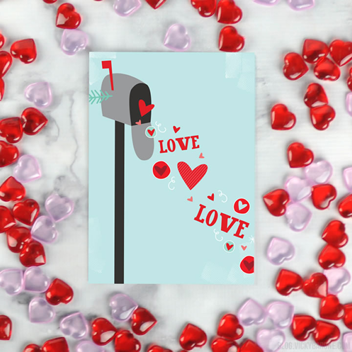Valentine's Day Greeting Card Instagram Giveaway | Vicky Barone