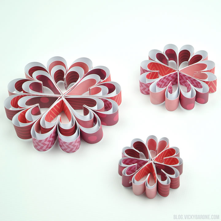 Valentine's Day Paper Heart Wreaths | Vicky Barone