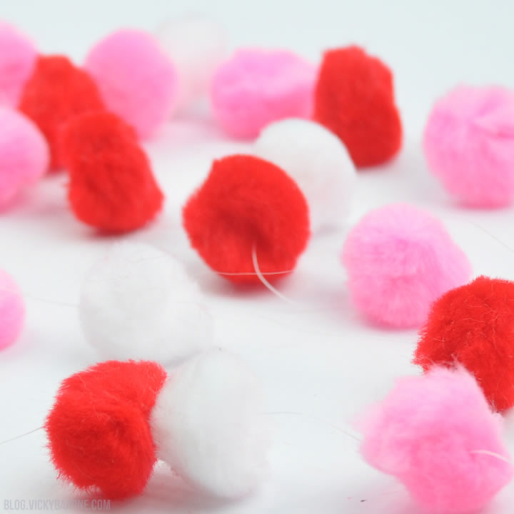 DIY Pom Pom Garland | Valentine's Day Decor | Vicky Barone