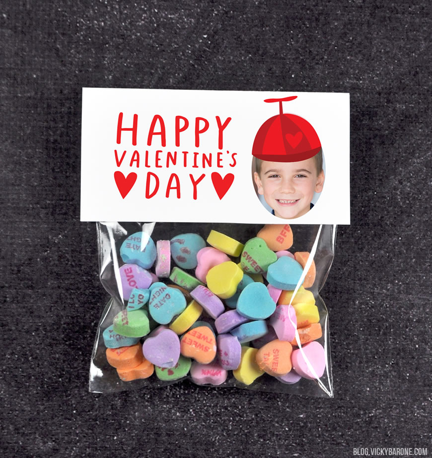 Personalize Your Valentine's Day with Places for Faces | Vicky Barone | custom printable valentines