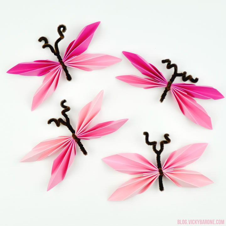 DIY Paper Butterflies | Vicky Barone