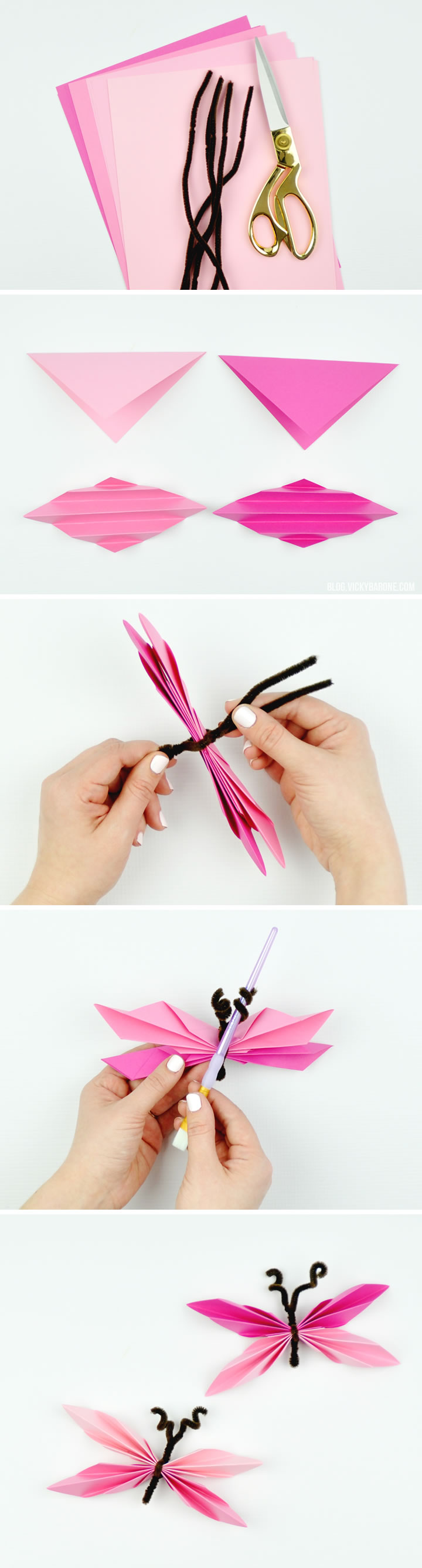 DIY Paper Butterflies | Vicky Barone