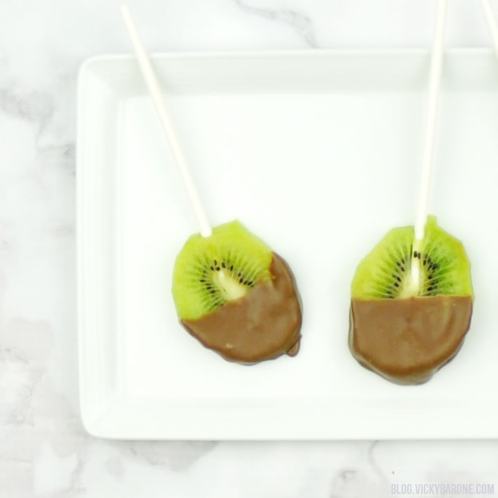 Chocolate Dipped Fruit Pops | Vicky Barone