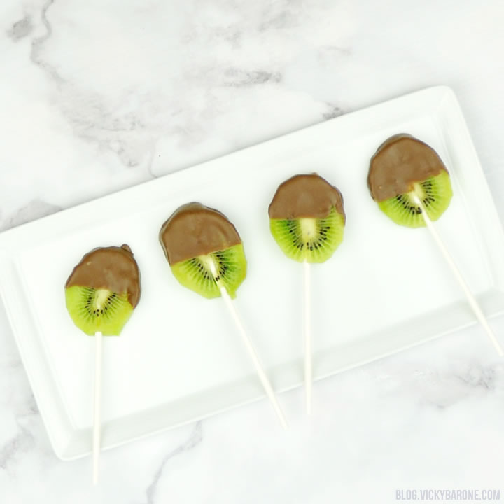 Chocolate Dipped Fruit Pops | Vicky Barone