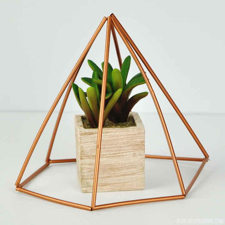 DIY Geometric Planters | Vicky Barone
