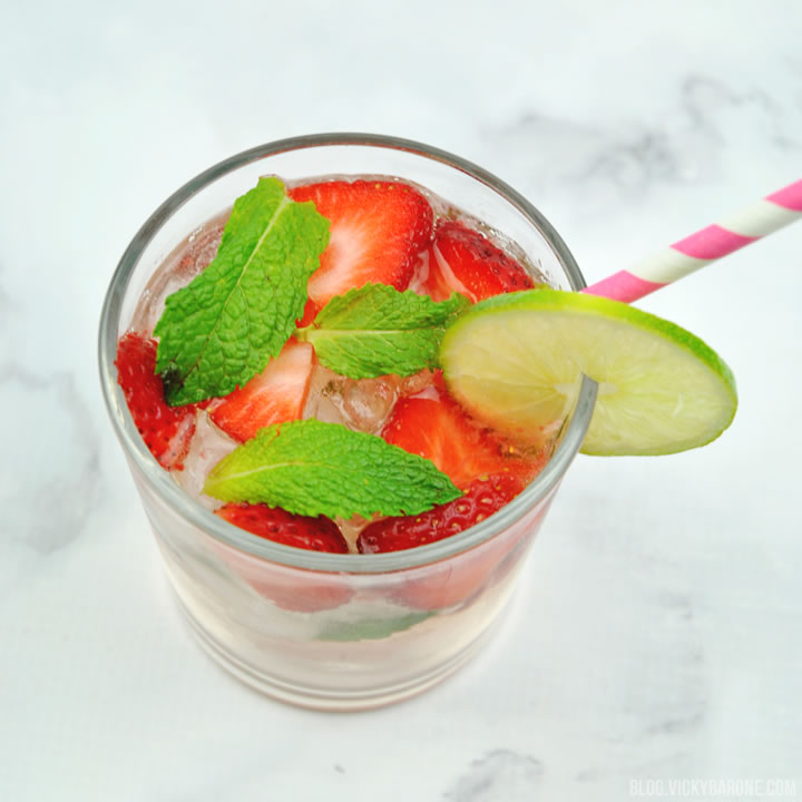 Strawberry Mojitos | Vicky Barone