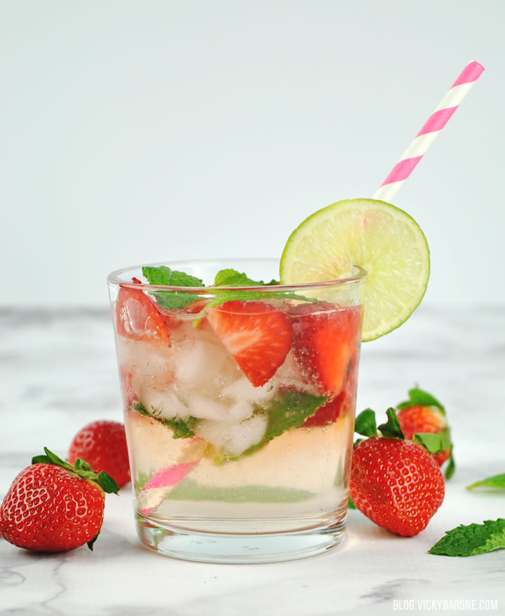 Strawberry Mojitos | Vicky Barone