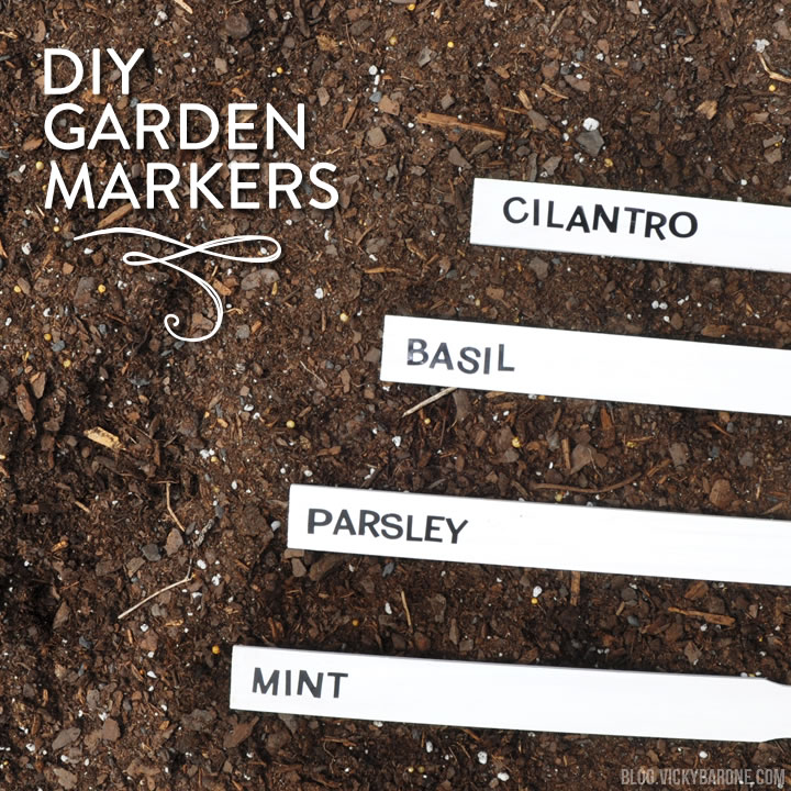 DIY Garden Markers