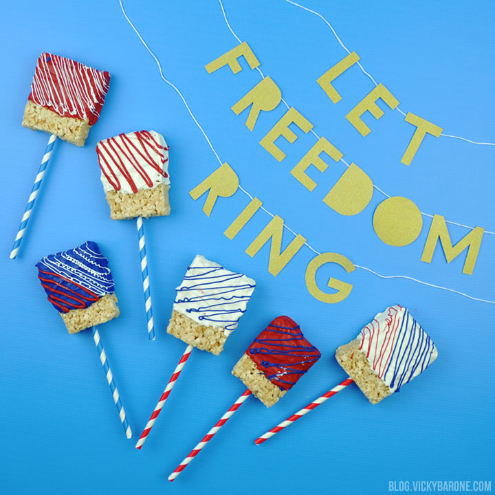 DIY 4th of July Banner | Vicky Barone