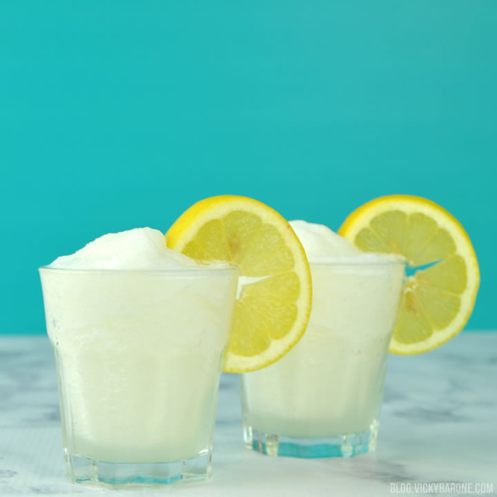 Boozy Lemonade Slushies | Vicky Barone
