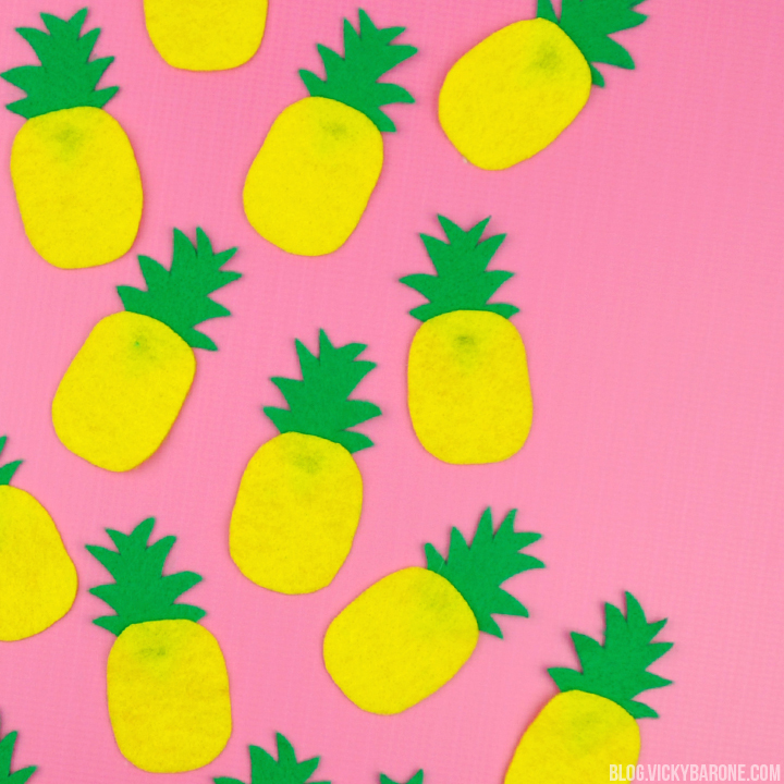 DIY Pineapple Garland | Vicky Barone