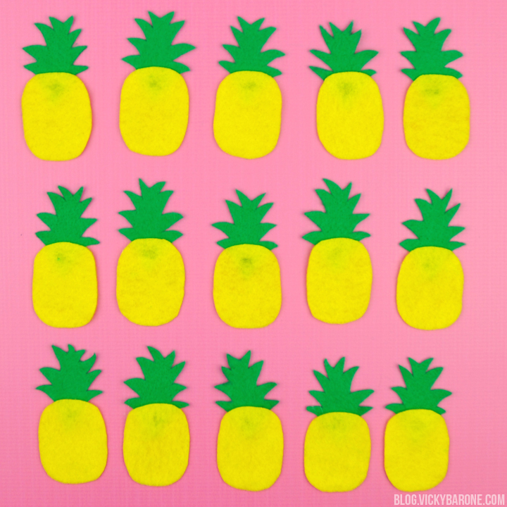 DIY Pineapple Garland | Vicky Barone