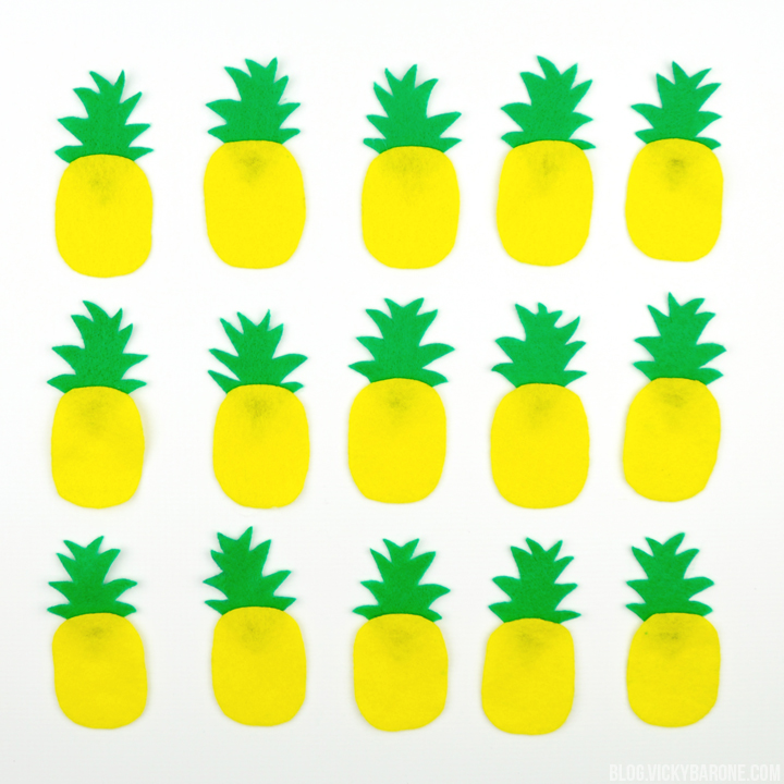 DIY Pineapple Garland | Vicky Barone