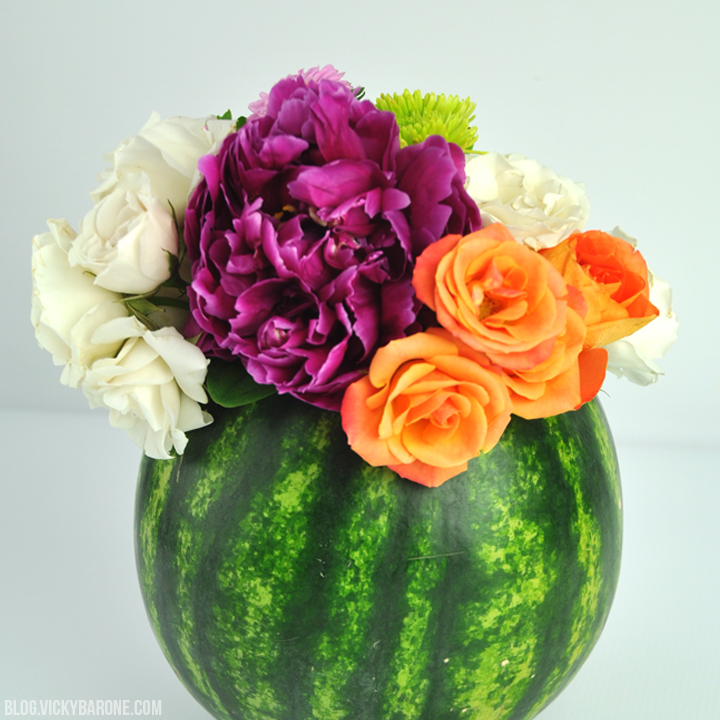 DIY Fruit Vases | Watermelon Vase | Pineapple Vase Centerpiece | Vicky Barone