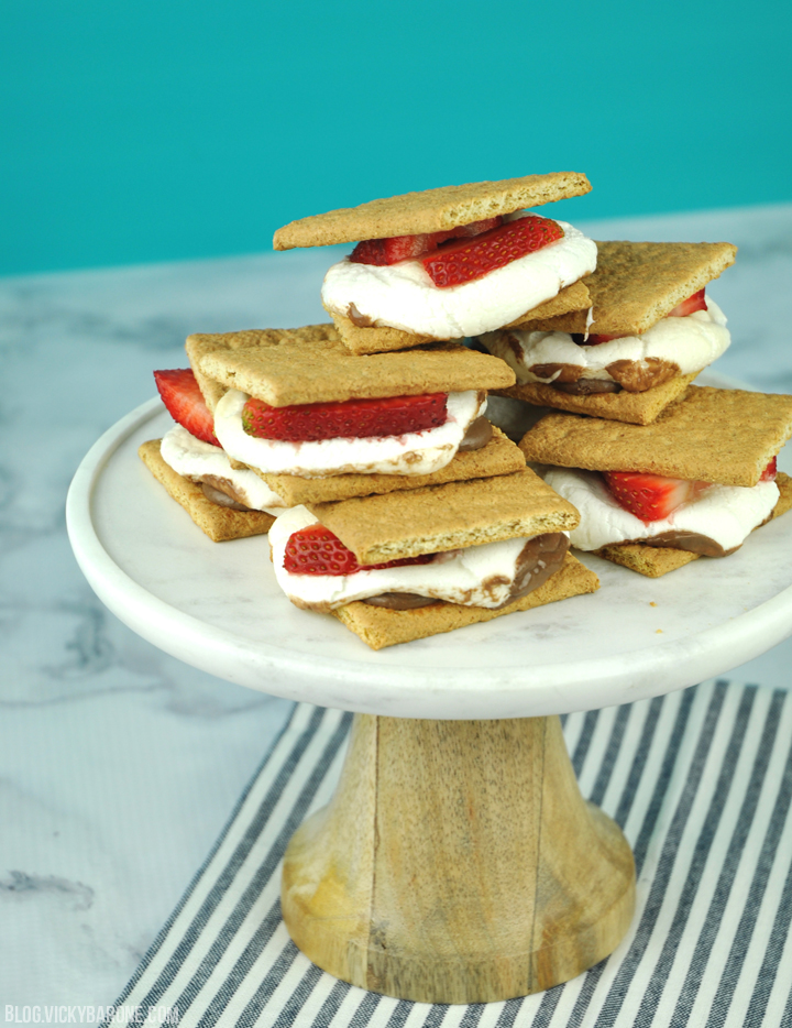Strawberry S'mores | Vicky Barone