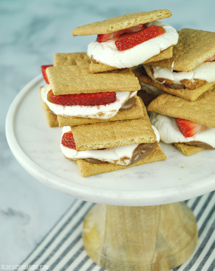 Strawberry S'mores | Vicky Barone