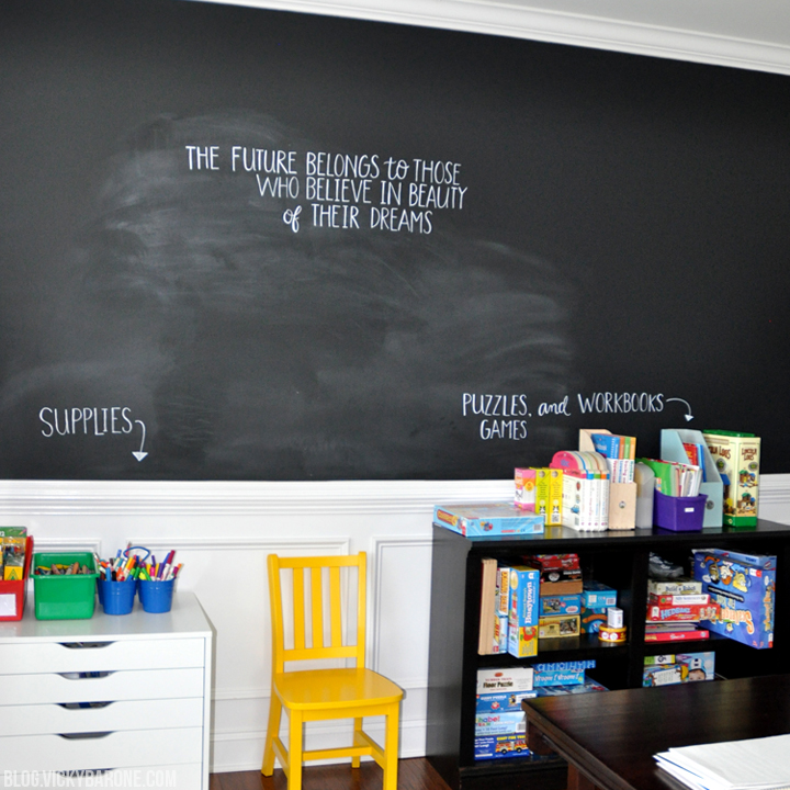 Kid's Art Room Tour | Vicky Barone