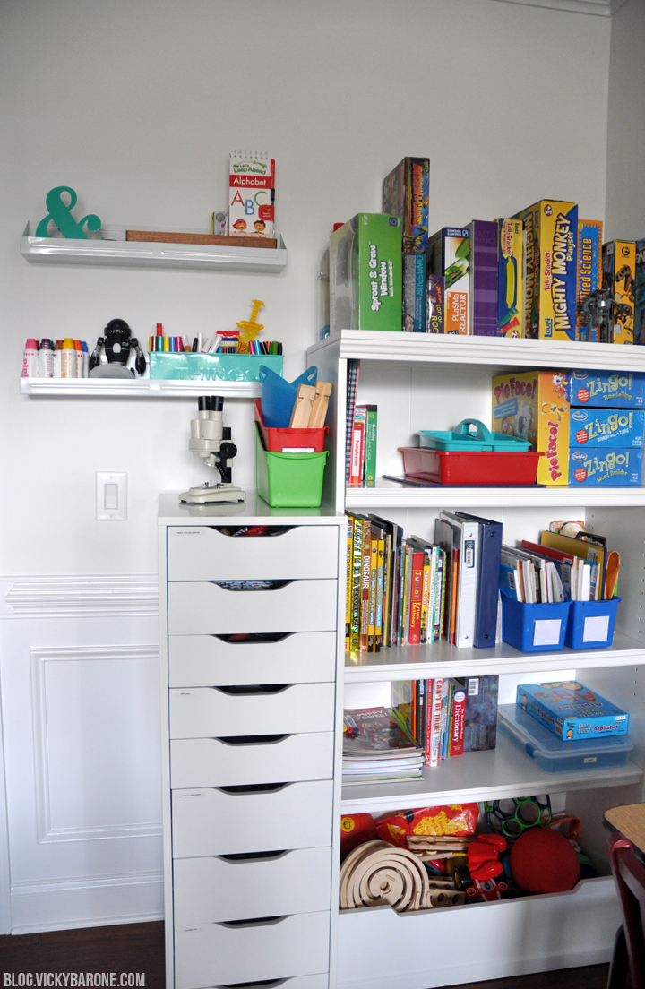 Kid's Art Room Tour | Vicky Barone