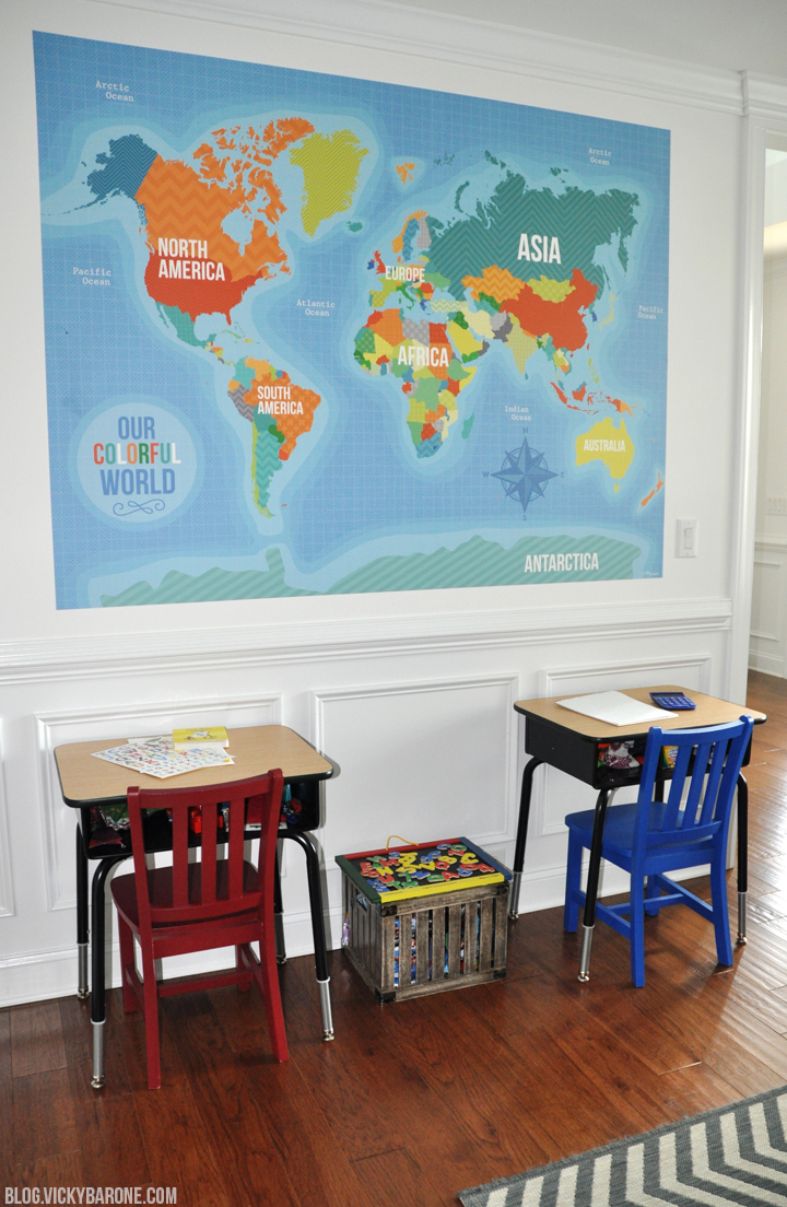 Kid's Art Room Tour | Vicky Barone