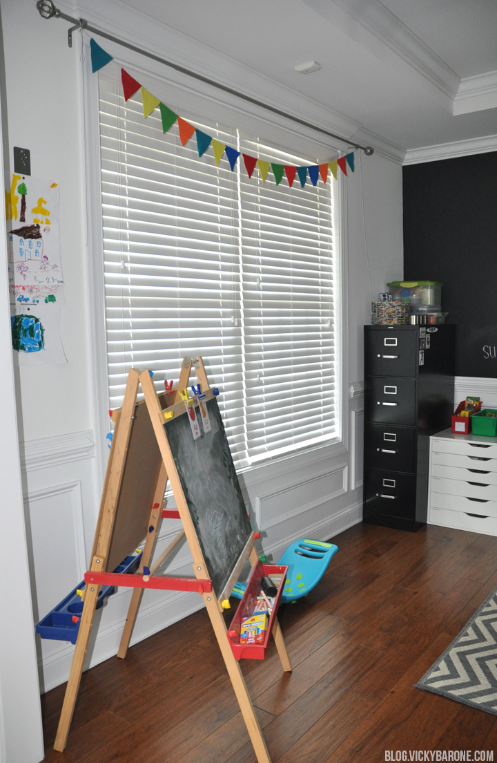 Kid's Art Room Tour | Vicky Barone